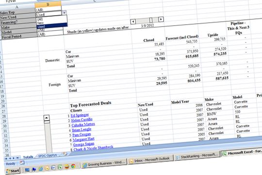 stack ranking excel template